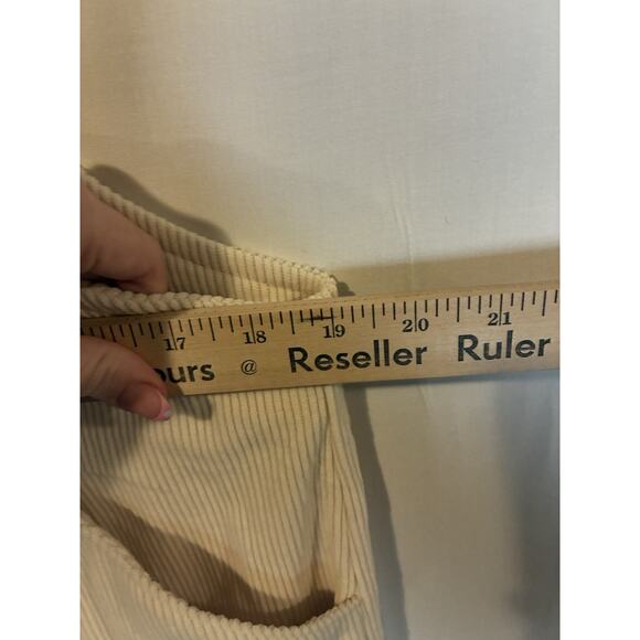 Zesica Corduroy Bib Wide Leg Overalls womens Size Large Fall Basic Soft Girl - Picture 9 of 9